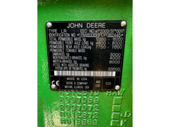 John Deere 8335 R PowrShift / 6414 Stunden / EZ 2014 - Трактор: снимка 4