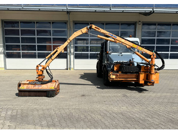  Unimog Frontauslegermähgerät  Mulag FME600 - Шредер с телескопично рамо