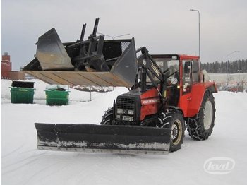 Volvo BM Valmet 705-4 Traktor med lastare plog & skopor  - Трактор