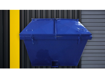 Нови Контейнер за строителни отпадъци За превоз на боклук Absetzmulde Absetzcontainer 7 cbm mit mit stahldeckel 7 symmetrisch: снимка 1