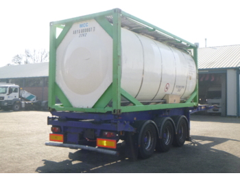 Танк контейнер, Полуремарке Danteco Food tank container inox 20 ft / 25 m3 / 1 comp: снимка 4