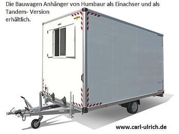 Нови Жилищен контейнер Humbaur - Bauwagen 184222-24PF30 Einachser: снимка 1