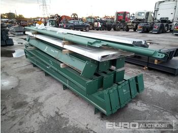 Жилищен контейнер Steel Frame Building 60' x 30' x 14'. 4x 15' Bays, 10x Stanchions, 10x Rafters, 2x Roof Braces, 4x Stanchion Braces, Steel Purlins to suit Fibre Cement or Steel Roof, Fittings: снимка 1