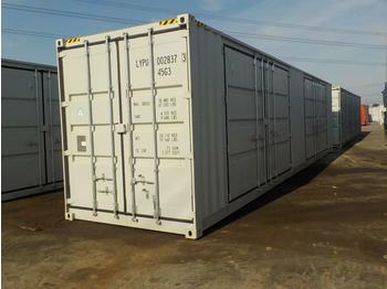 Морски контейнер Unused 40' HQ High Cube Container, Two Side Open Door, One End Door, Lock Box: снимка 1