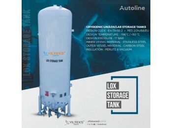 Нови Резервоар за съхранение За превоз на газ YILTEKS Cryogenic Tanks - LIN,LOX,LAR,LCO2: снимка 1