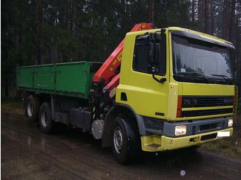Daf 75 300 + crane - Автокран