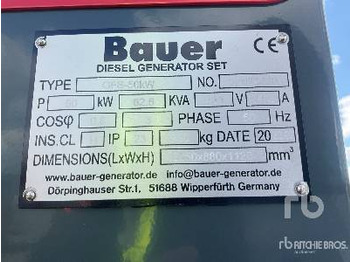 Електрогенератор BAUER GENERATOREN 62.5 kVA: снимка 5