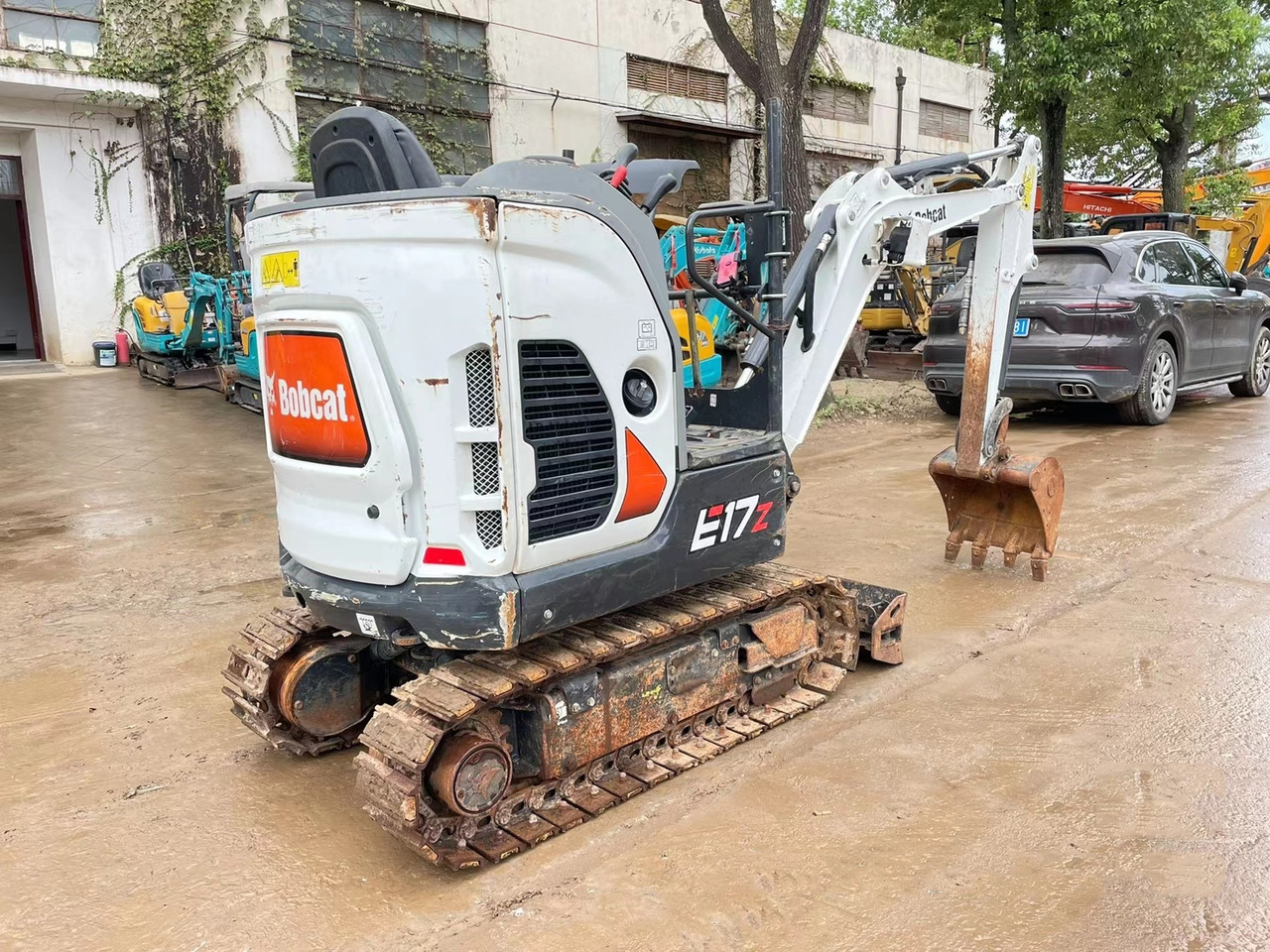 Мини багер BOBCAT E17 compact excavator hydraulic digger: снимка 6