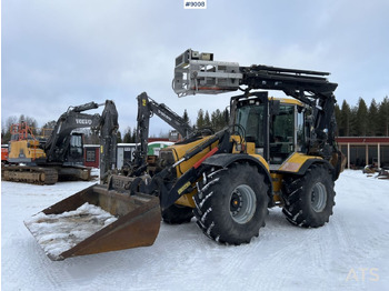  Backhoe loader HUDDIG 1260B Line equipped (VIDEO) - Багер-товарач