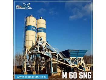 PROMAXSTAR Mobile Concrete Batching Plant PROMAX M60-SNG(60m³/h) - Бетонов възел