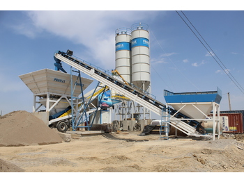 PROMAX Mobile Concrete Batching Plant M100-TWN(100M3/H) - Бетонов възел