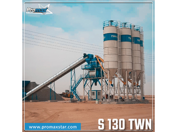 PROMAX STATIONARY CONCRETE BATCHING PLANT S130-TWN(130M3/H) - Бетонов възел