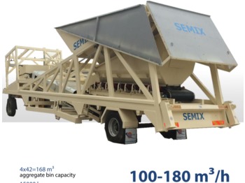 SEMIX Dry Type Mobile Concrete Batching Plant - Бетонов възел