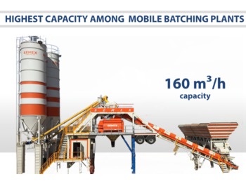 SEMIX Mobile Concrete Mixing Plant 160S4 - Бетонов възел