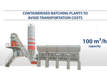 SEMIX SEMIX Compact Concrete Batching Plant 100 m³/h Containerised - Бетонов възел