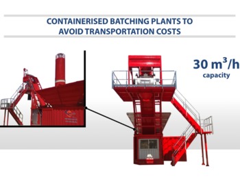 SEMIX SEMIX Compact Concrete Batching Plant 30 m³/h Containerised - Бетонов възел