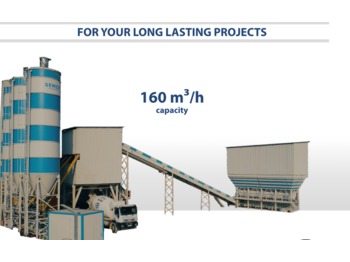 SEMIX Stationary Concrete Batching Plant 160 m³/h - Бетонов възел