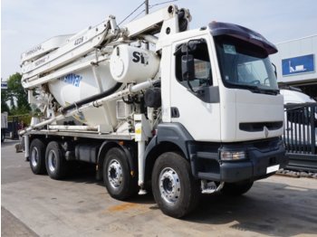 Renault KERAX 385 8x4 + Pomp SERMAC 28m - Бетоновоз