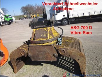 Строително оборудване CAT Vibro Ram ASG 700 D Sortiergreifer Verachtert CW: снимка 1
