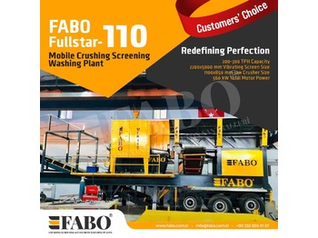 Нови Трошачка FABO FULLSTAR 110Crushing, Washing And Screening  Plant: снимка 1