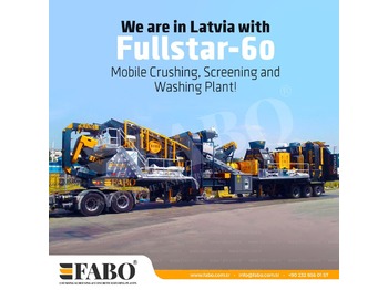 Нови Мобилна трошачка FABO FULLSTAR-60 Crushing, Washing & Screening  Plant: снимка 1
