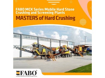 Нови Мобилна трошачка FABO MCK-110 MOBILE CRUSHING & SCREENING PLANT | JAW+SECONDARY: снимка 1