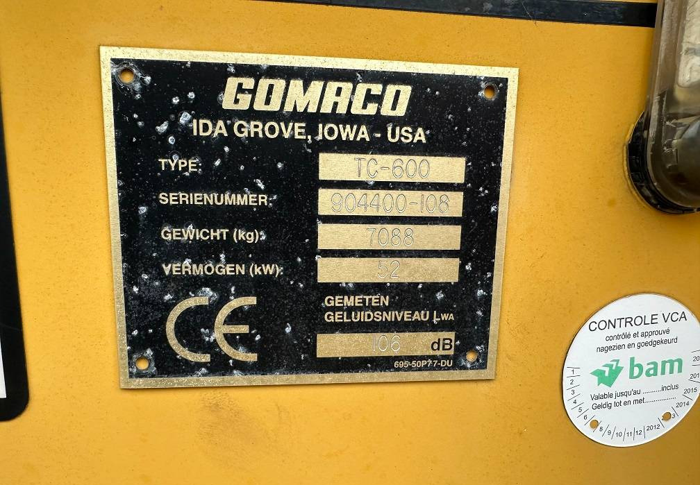 Бетонополагаща машина Gomaco TC 600: снимка 12