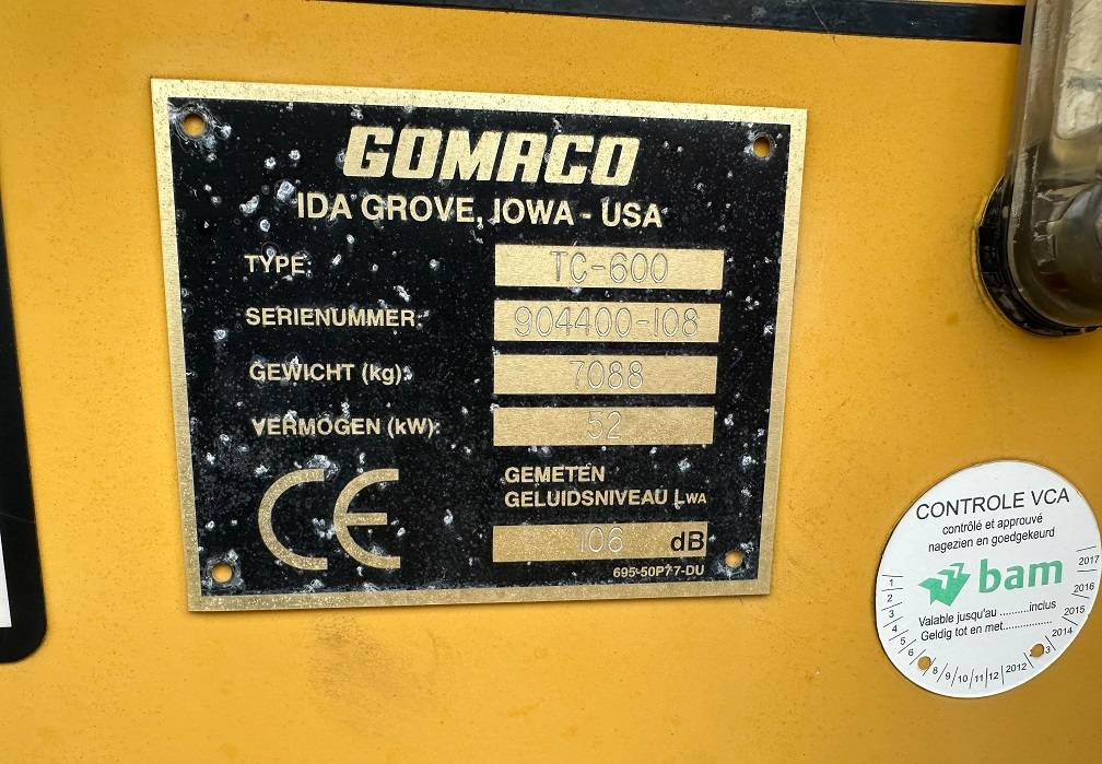 Бетонополагаща машина Gomaco TC 600: снимка 11