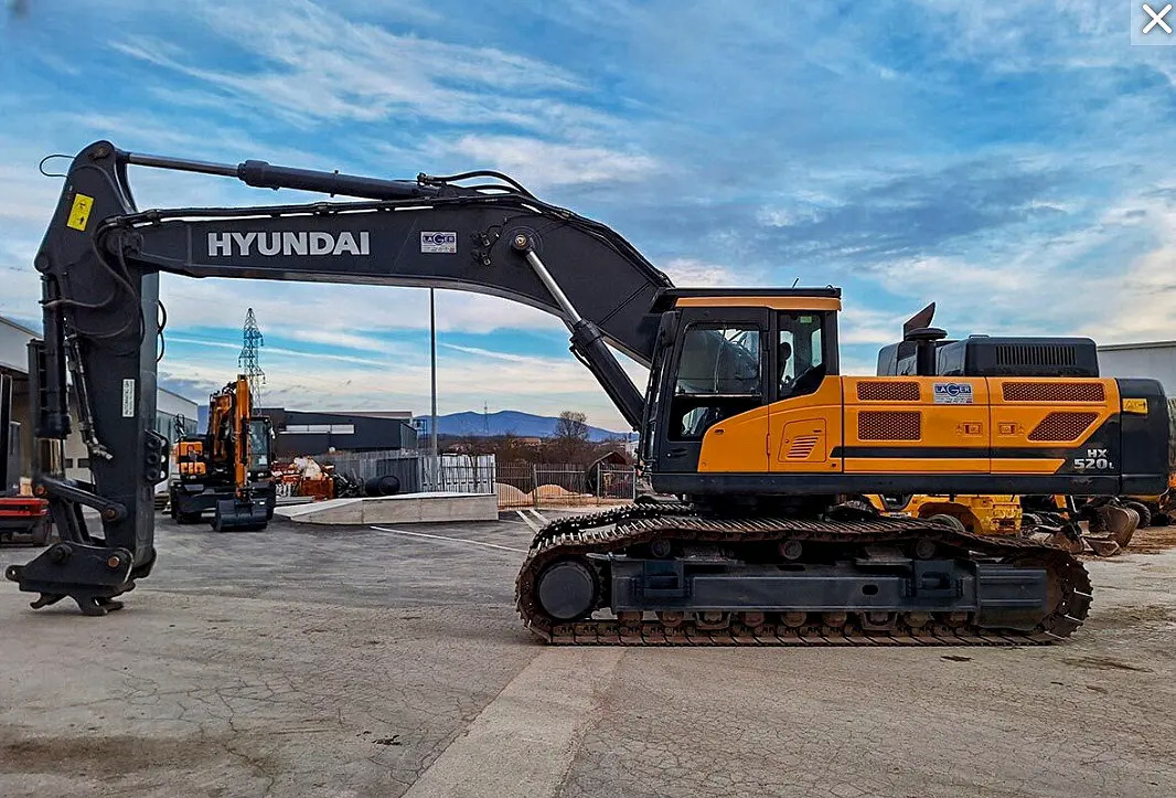 Багер Korea Made Hyundai Excavator Original R520lvs R520 52ton Digger Hyundai Robex Crawler Excavator On Sale: снимка 5