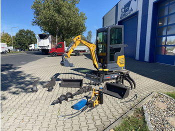  Kabinen Minibagger Kubota BK1250KS + Zubehör Groß *14.500€ NETTO*BERGER KRAUS*SCHWENKARM*SOFORT!* - Мини багер