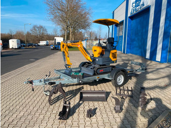  Minibagger BK950JS + Anhänger + Zubehör *11.588€ NETTO*BERGER KRAUS*JOYSTICK*SOFORT!* - Мини багер