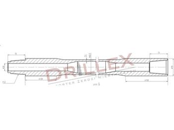 Машина за хоризонтално-насочено сондиране Vermeer D33x44,D36x50 FS1 4,5m Drill pipes, żerdzie: снимка 1