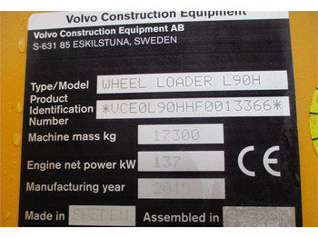 Колесен товарач Volvo L 90 H Med CDC styrring og brede 650/65R25 hjul på: снимка 4