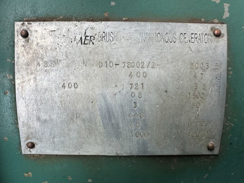 Електрогенератор Volvo TAD 1631 GE Leroy Somer 500 kVA generatorset: снимка 8