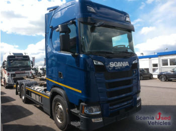 Контейнеровоз/ Сменна каросерия камион SCANIA S 450