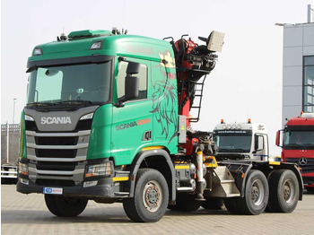 Камион за дърва SCANIA R 500