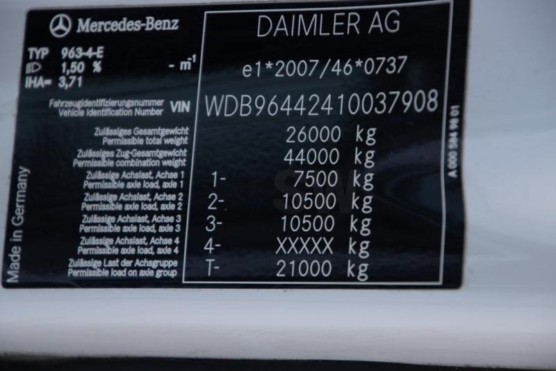 Влекач Mercedes ACTROS 2645 LS+KIPHYDR.: снимка 9