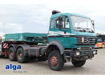 Mercedes-Benz 2638 AS 6x6, Allrad, V8, Schalter, Hydrauli, SK  - Влекач
