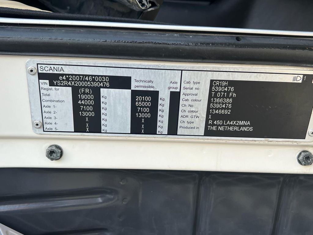Влекач Scania R450-RETARDER-2TANKS-: снимка 16