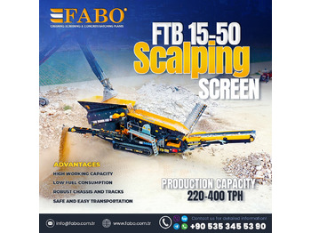 FABO FTB 15-50 Mobile Scalping Screen | Ready in Stock - Мобилна трошачка: снимка 1