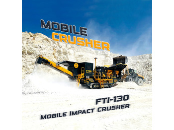FABO FTI-130 MOBILE IMPACT CRUSHER 400-500 TPH | AVAILABLE IN STOCK - Мобилна трошачка: снимка 1
