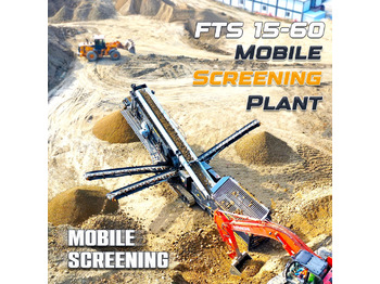 FABO FTS 15-60 MOBILE SCREENING PLANT 500-600 TPH | Ready in Stock - Мобилна трошачка: снимка 1