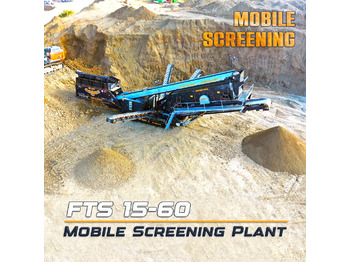 FABO FTS 15-60 MOBILE SCREENING PLANT 500-600 TPH | Ready in Stock - Мобилна трошачка: снимка 1