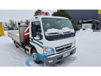 MITSUBISHI FUSO CANTER + crane - Бордови камион: снимка 2