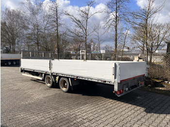 Нискорамна площадка ремарке За превоз на тежка техника Humbaur HBTZ 137224  14,4 t Tandem- Pritschenanhänger- Tieflader: снимка 3