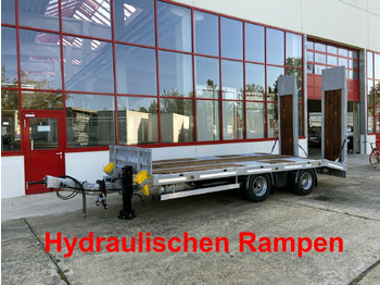 Нискорамна площадка ремарке Möslein  21 t Tandemtieflader, hydr. Rampen, NEU: снимка 2