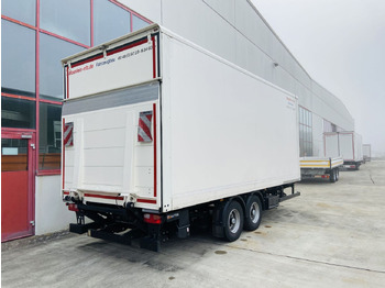 Затворена каросерия ремарке Möslein  Tandem Koffer, Ladebordwand 1,5 t + Durchladbar: снимка 2