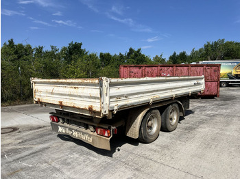 Самосвал ремарке Müller-Mitteltal  13,5 t Tandemkipper- Tieflader: снимка 4