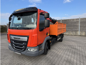Мултилифт с кука камион, Камион с кран DAF FA LF 180 8t / Abrollkipper, Ladekran   Containe: снимка 2