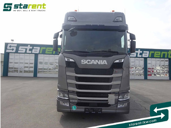 Камион с брезент Scania S500 Planen Aufbau Schwarzmüller 6x2, Standklima: снимка 2